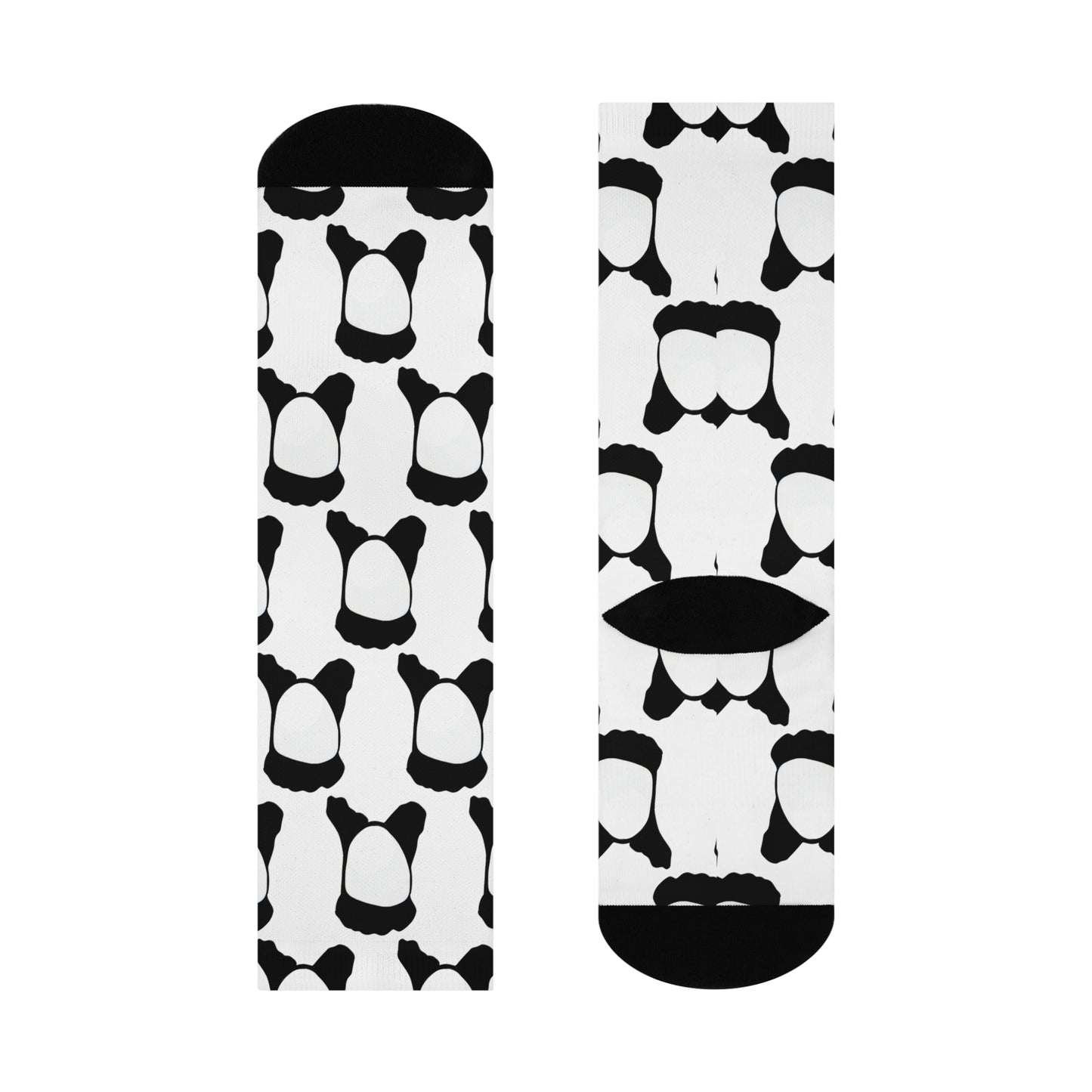 Mullet Man Spam Crew Socks