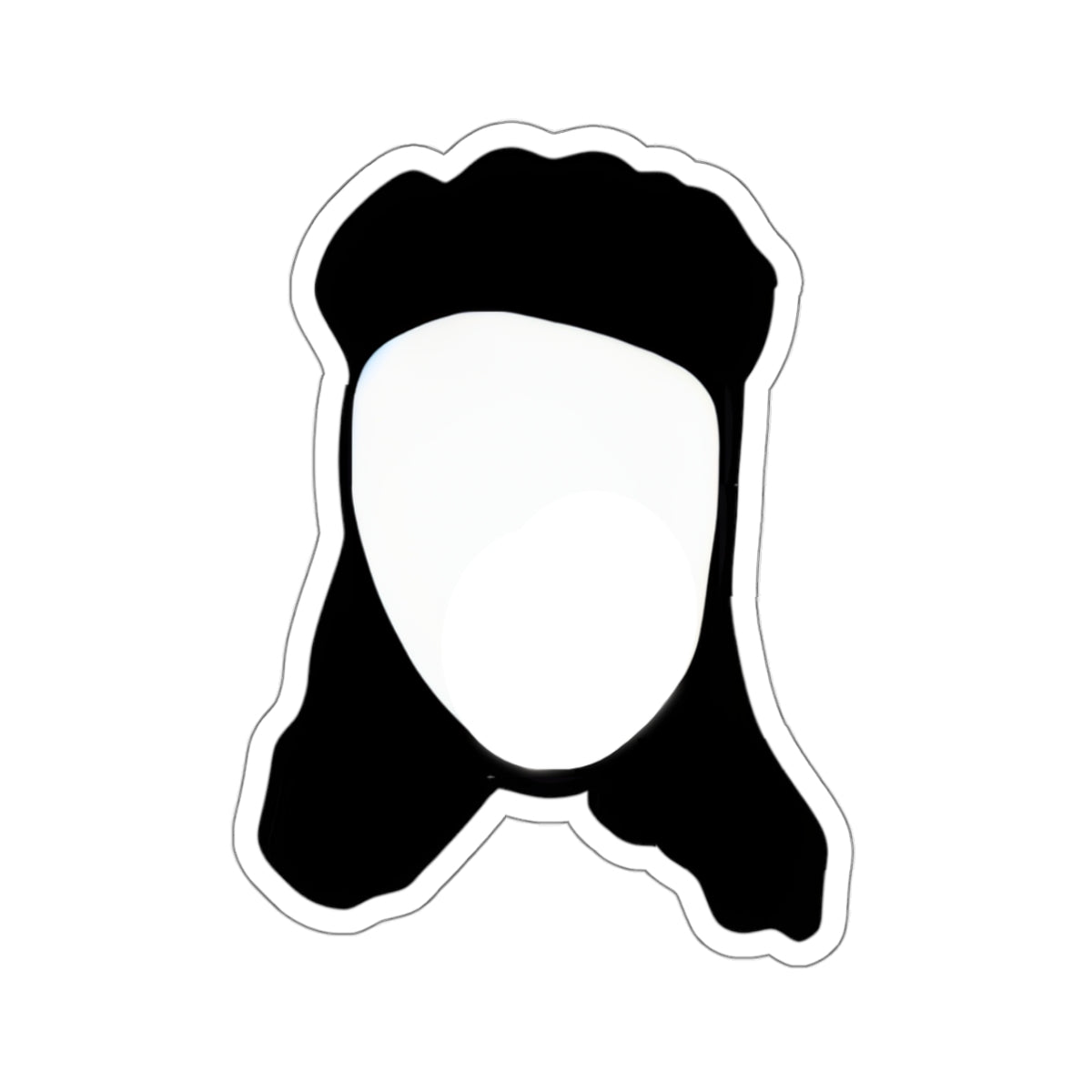 Mullet Man Stickers
