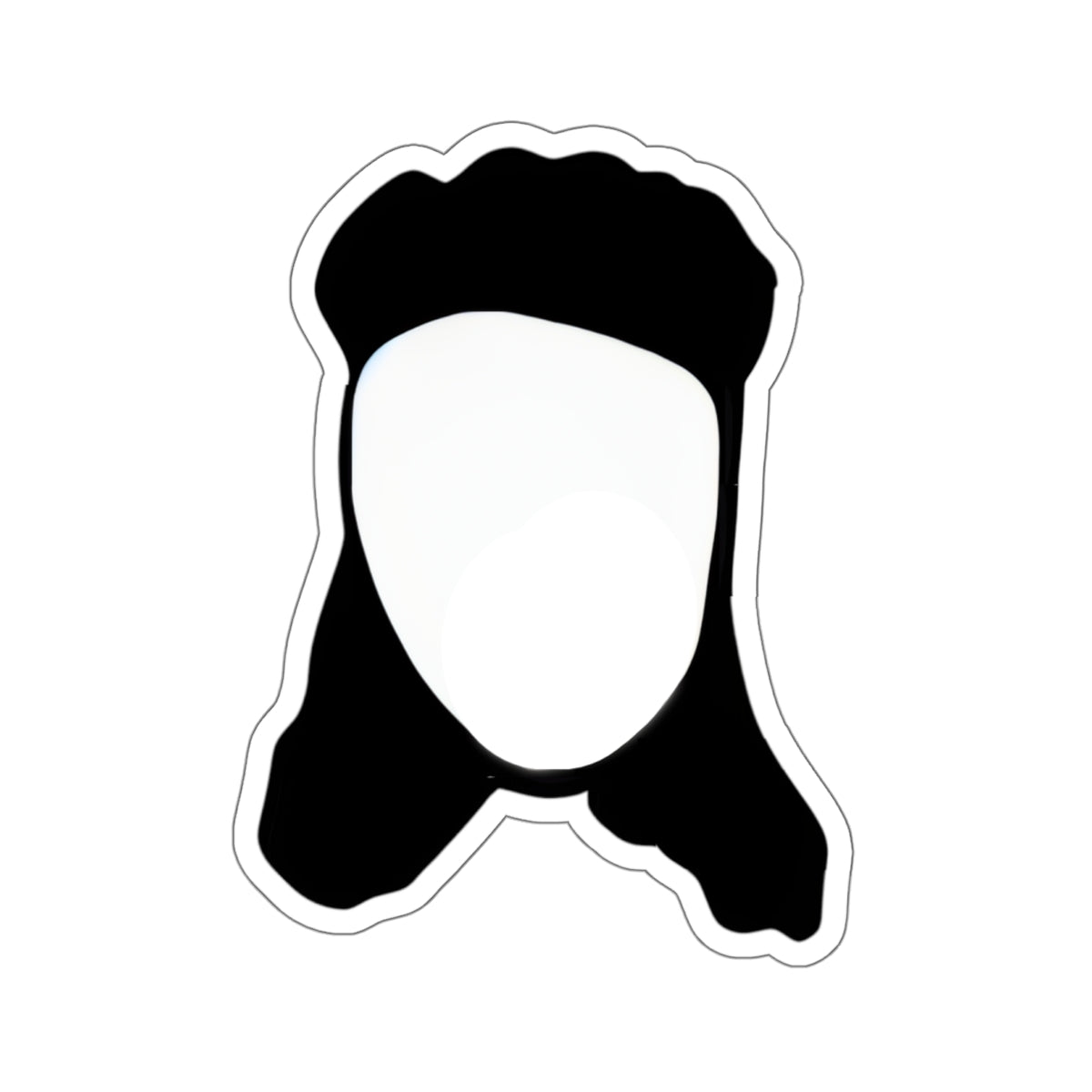 Mullet Man Stickers