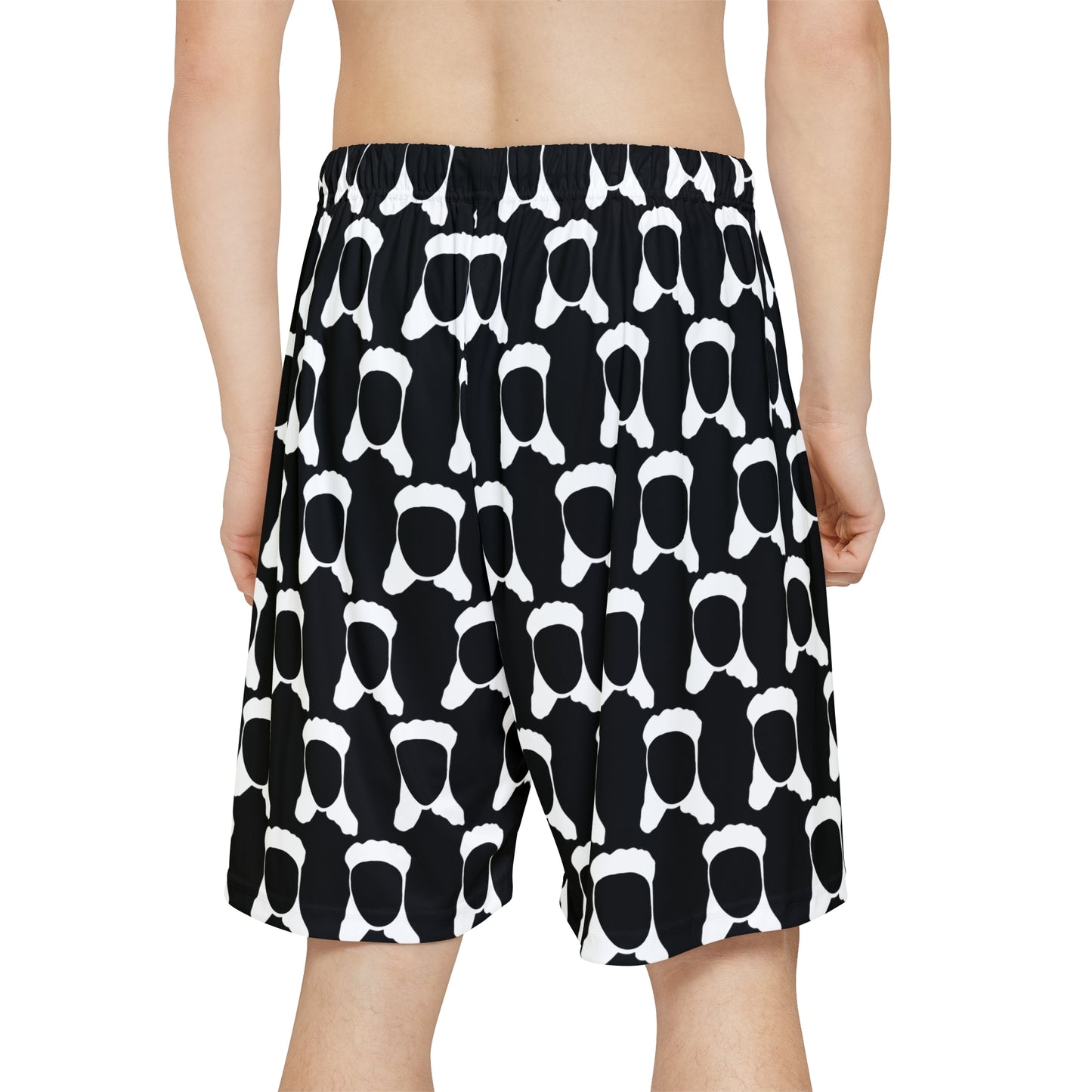 Mullet Man Spam Men’s Sports Shorts