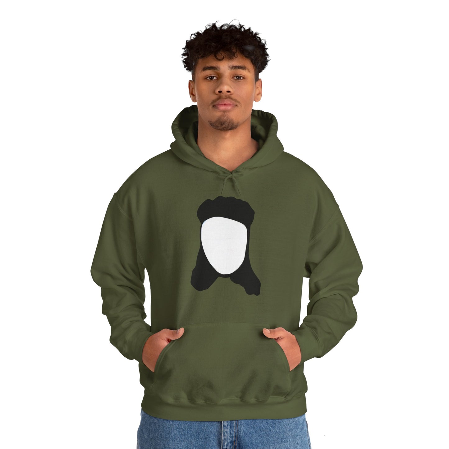 Mullet Man (3 color options) Unisex Heavy Blend™ Hooded Sweatshirt