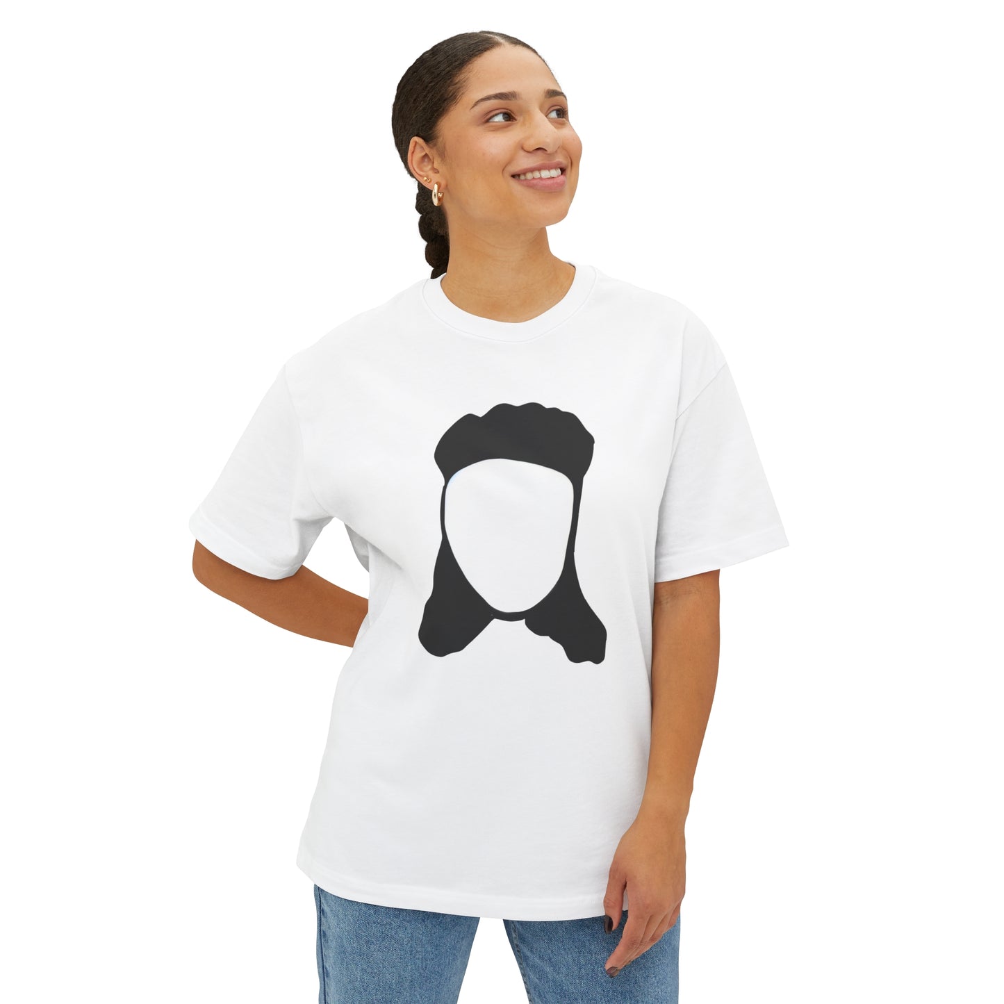 Mullet Man (4 color options) Unisex Oversized Tee