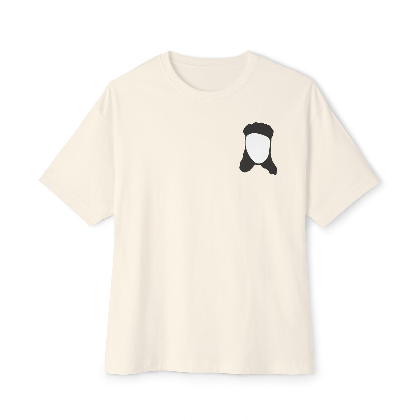 (small logo) Mullet Man (4 color options) Unisex Oversized Tee