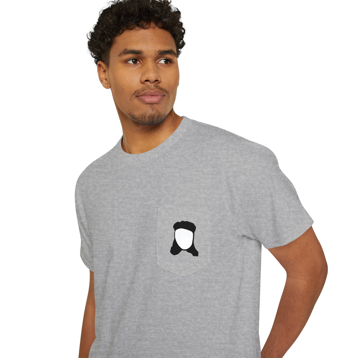 Mullet Man (9 color options) Unisex Pocket Tee