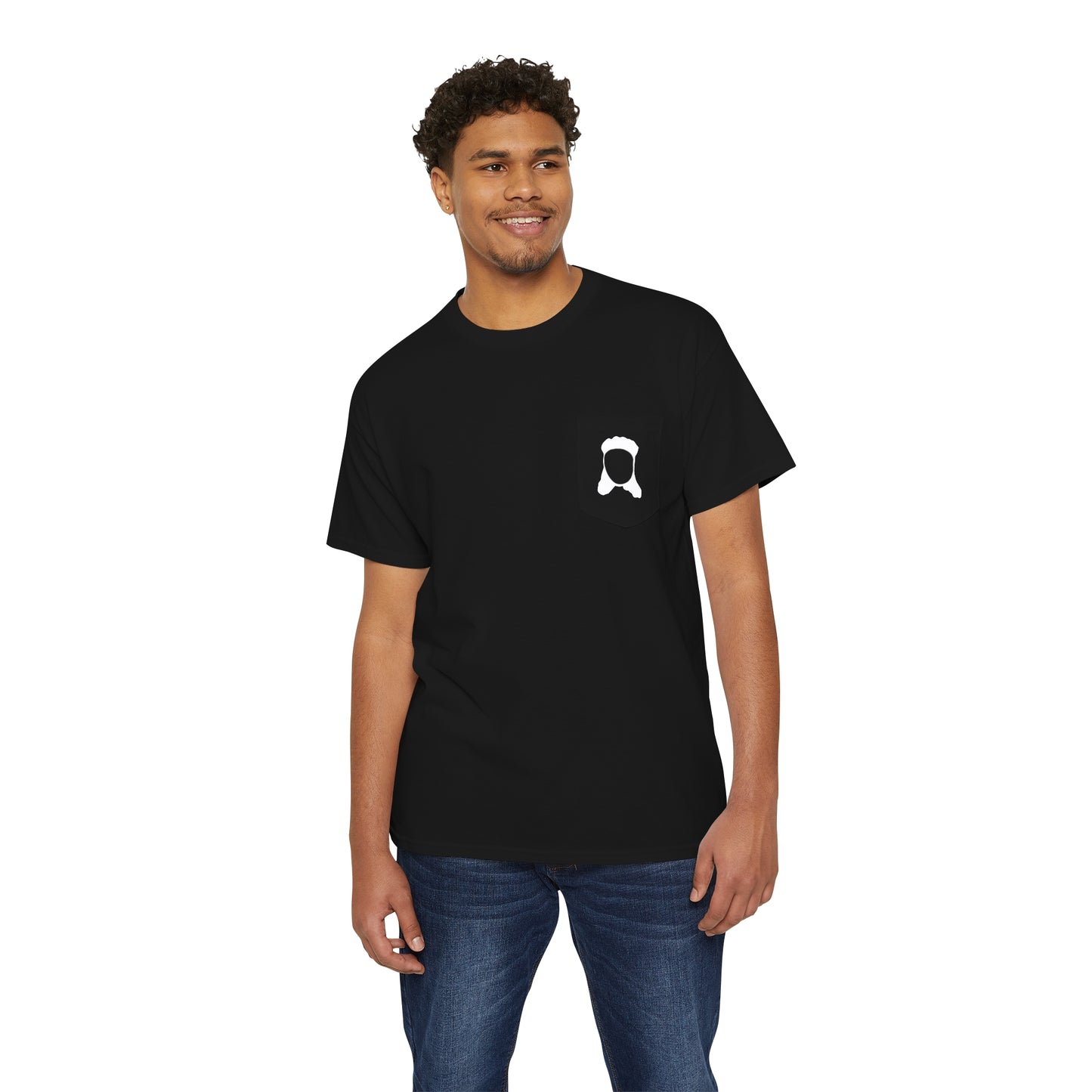 Mullet Man (4 color options) Unisex Pocket Tee