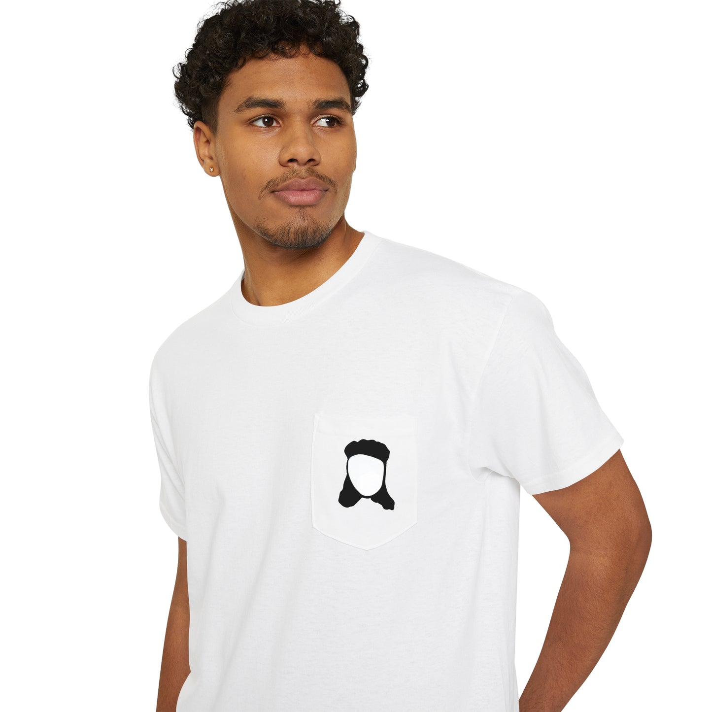 Mullet Man (9 color options) Unisex Pocket Tee