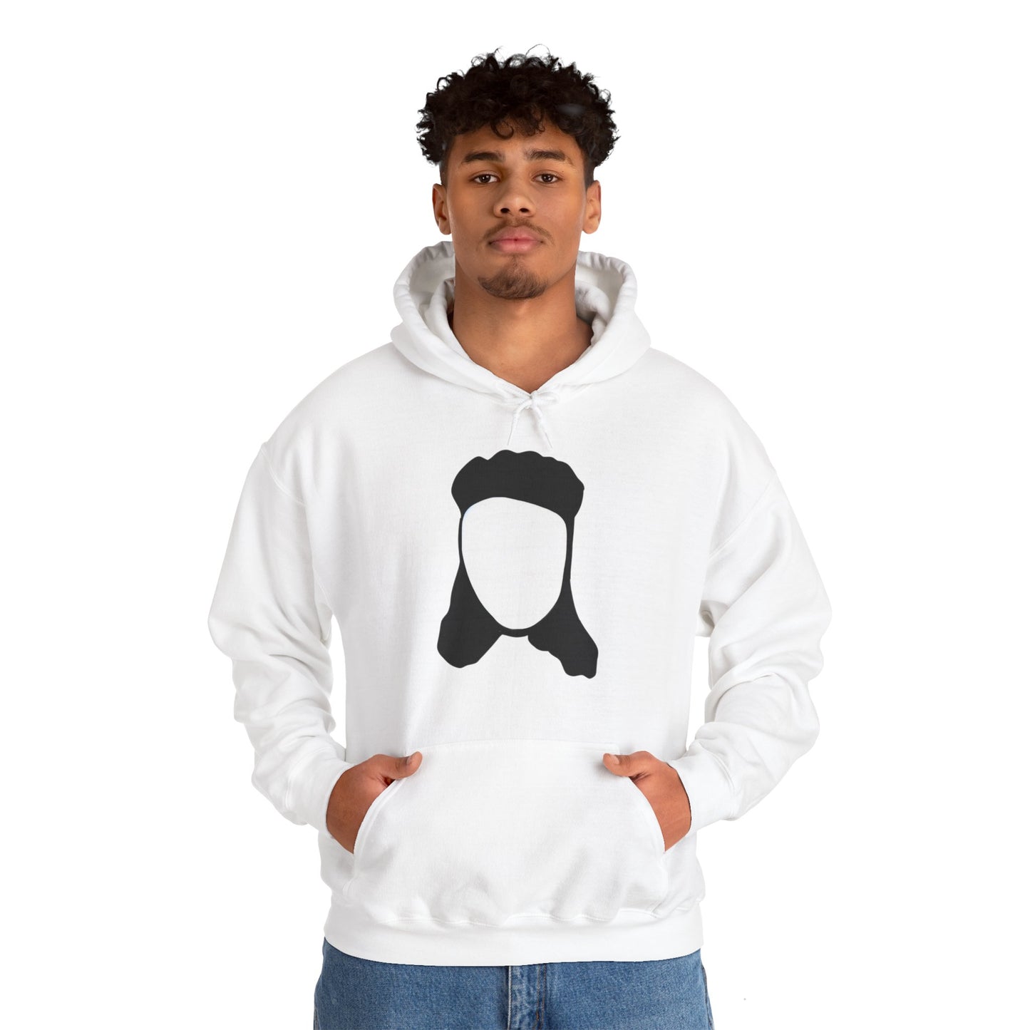 Mullet Man (3 color options) Unisex Heavy Blend™ Hooded Sweatshirt