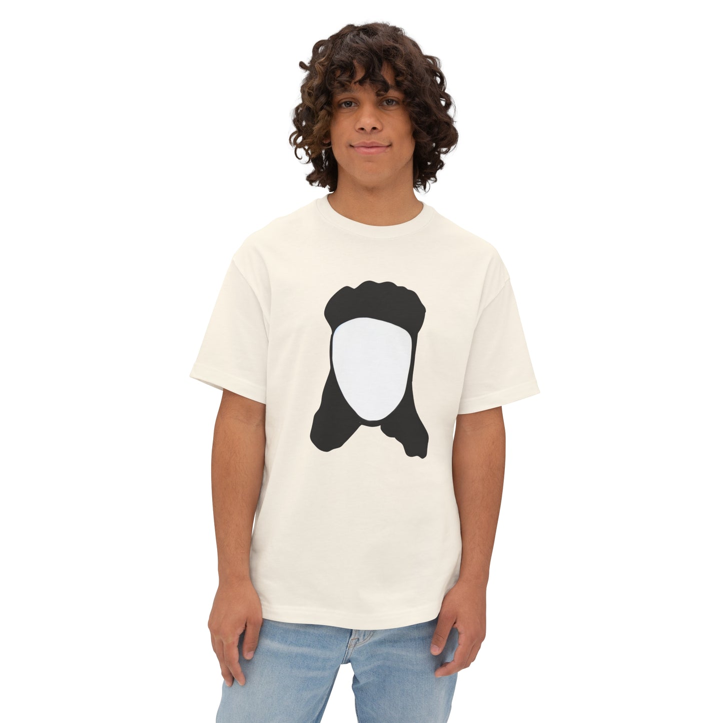 Mullet Man (4 color options) Unisex Oversized Tee