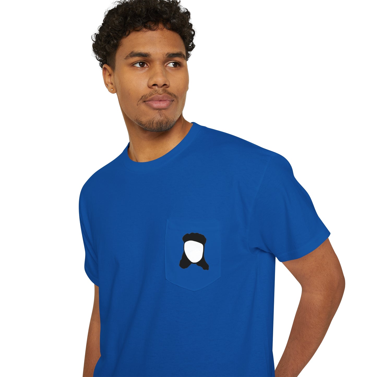 Mullet Man (9 color options) Unisex Pocket Tee