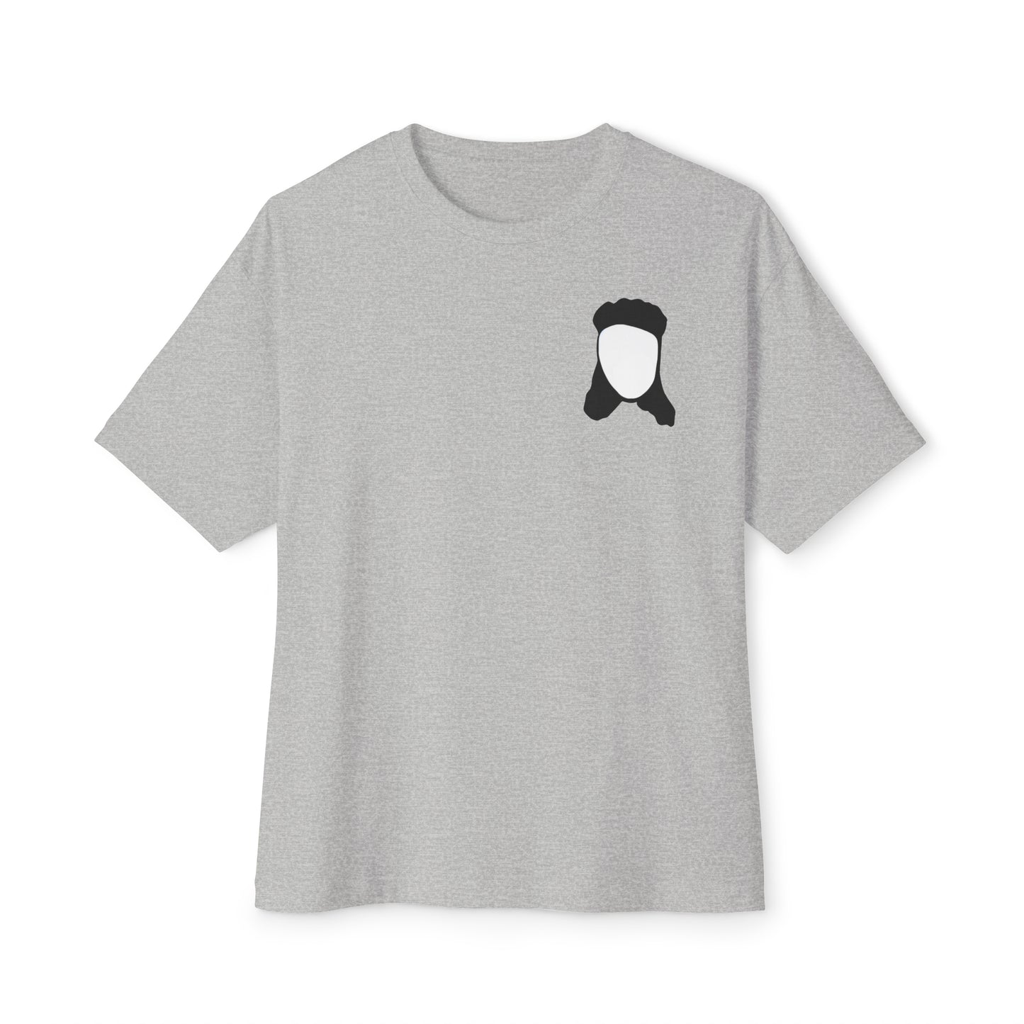 (small logo) Mullet Man (4 color options) Unisex Oversized Tee