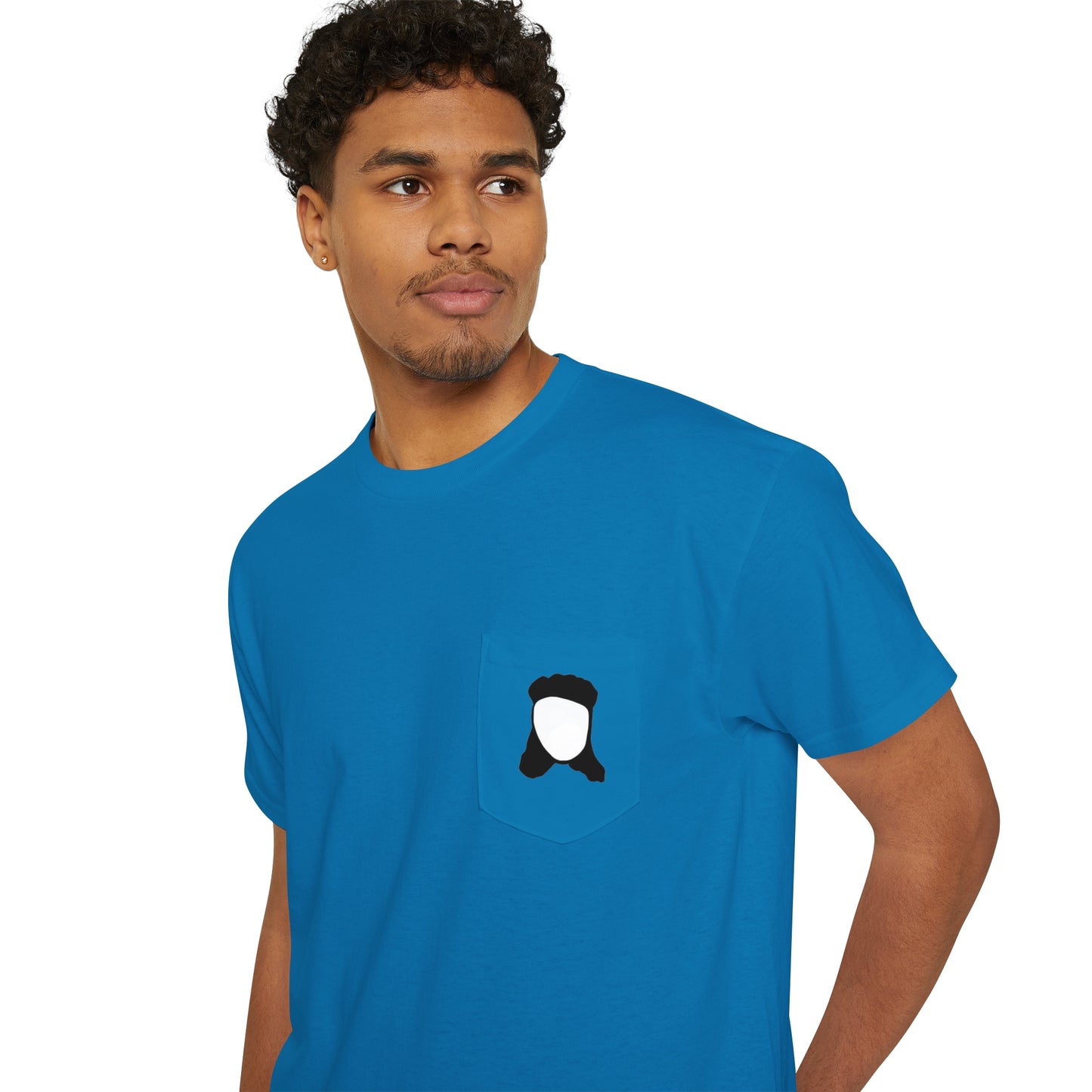 Mullet Man (9 color options) Unisex Pocket Tee