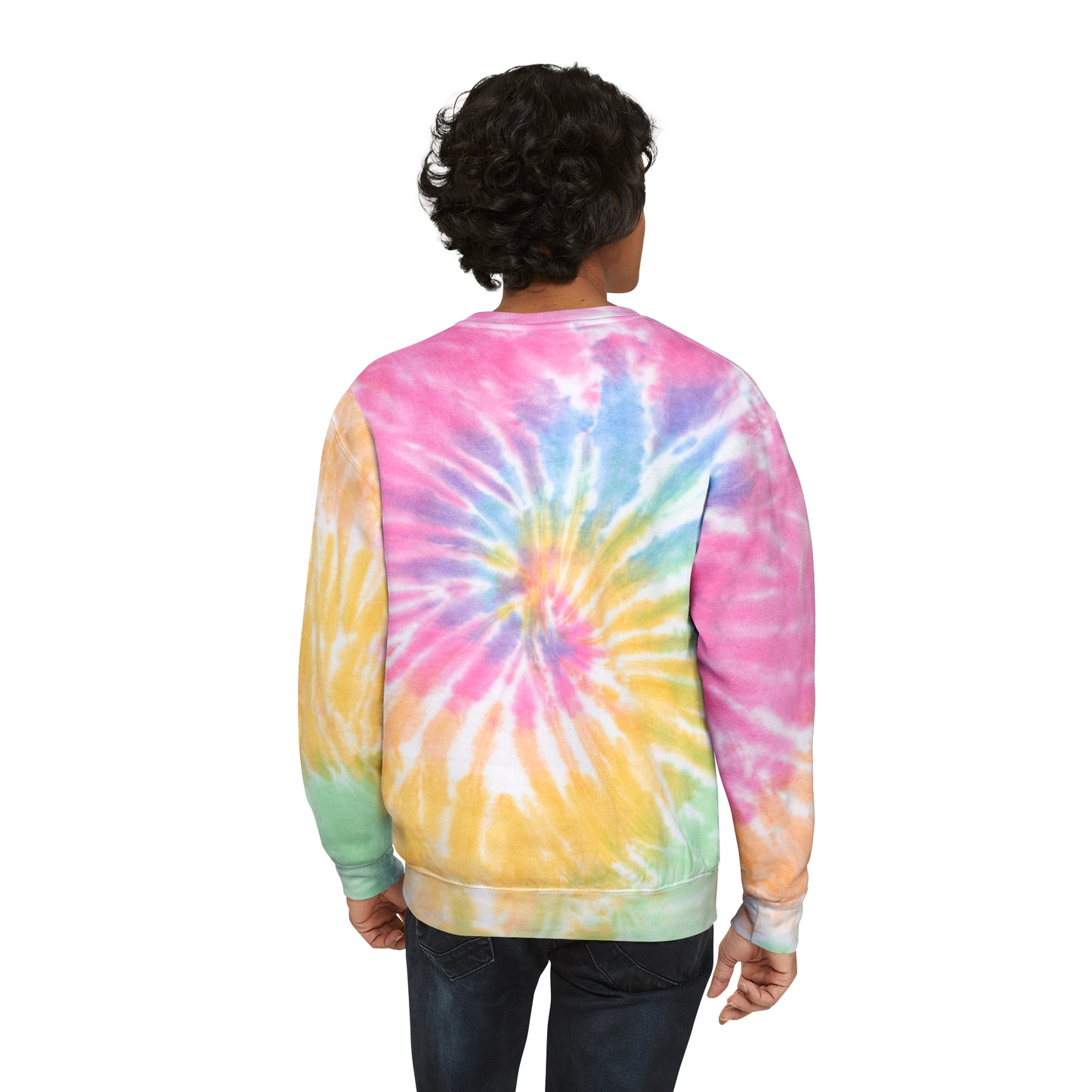 Mullet Man (3 color options) Unisex Tie-Dye Crew Neck