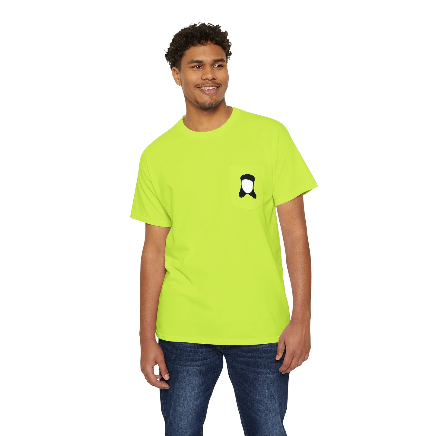 Mullet Man (9 color options) Unisex Pocket Tee