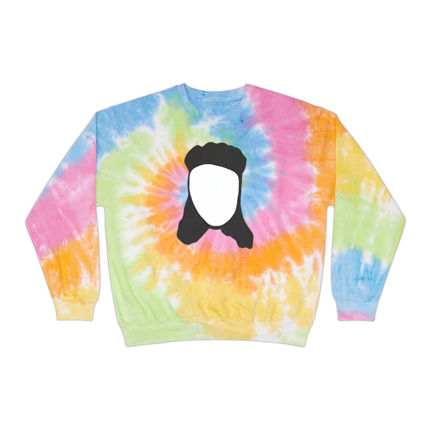 Mullet Man (3 color options) Unisex Tie-Dye Crew Neck