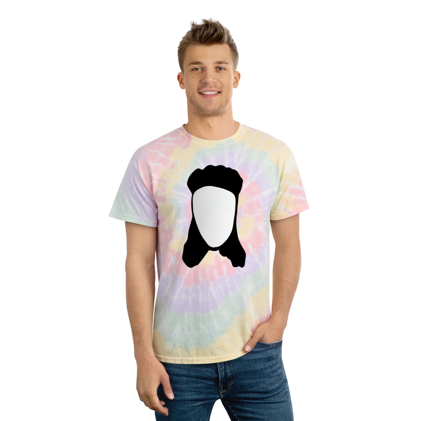 Mullet Man (2 color options) Tie-Dye Tee, Spiral