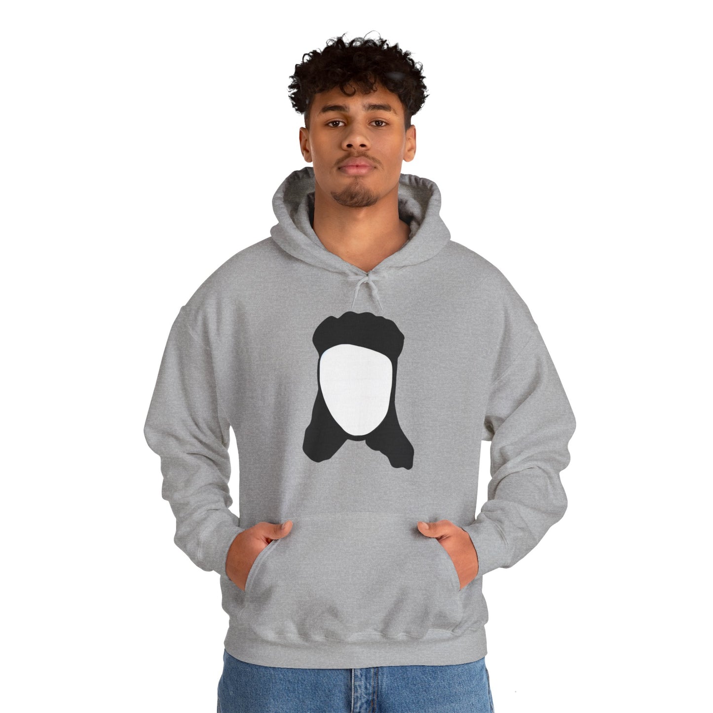 Mullet Man (3 color options) Unisex Heavy Blend™ Hooded Sweatshirt