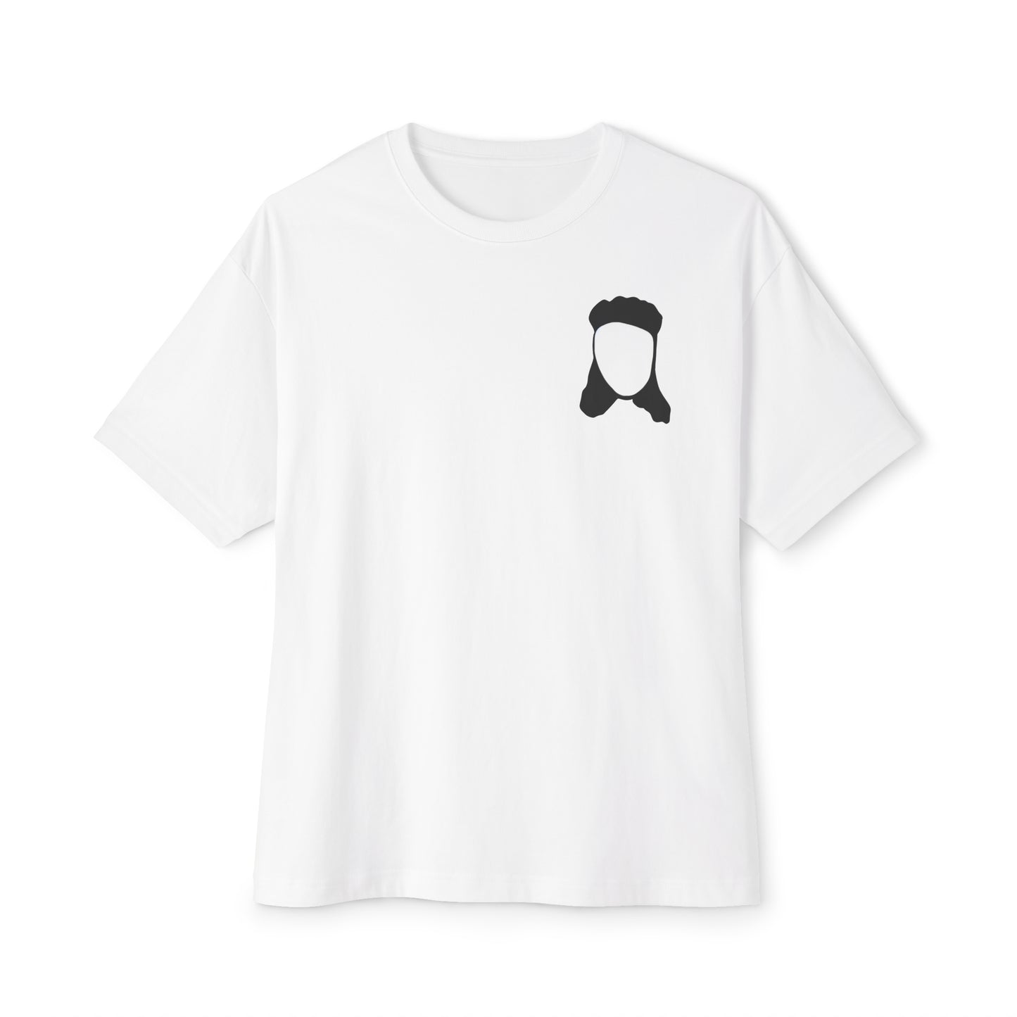 (small logo) Mullet Man (4 color options) Unisex Oversized Tee